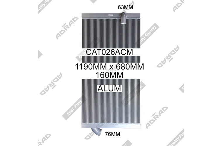 CAT026ACM radiator