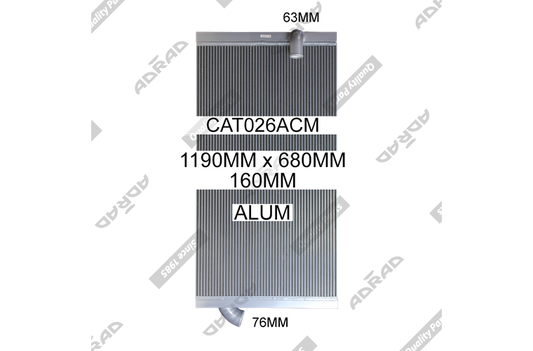 CAT026ACM radiator