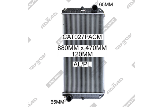 CAT027PACM radiator