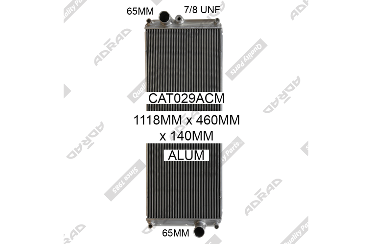 CAT029ACM radiator