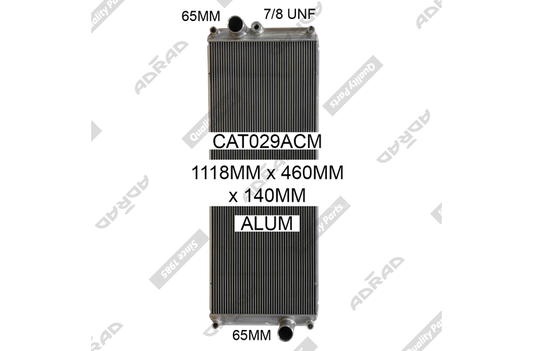 CAT029ACM radiator