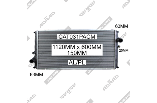 CAT031PACM radiator