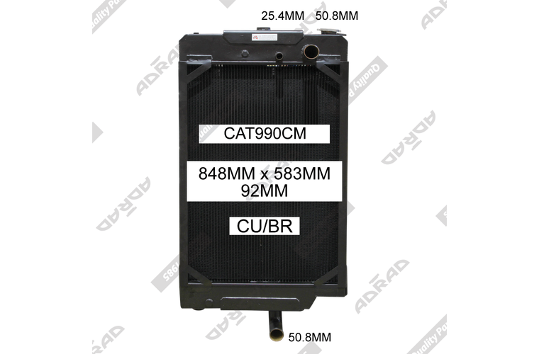 CAT990CM radiator