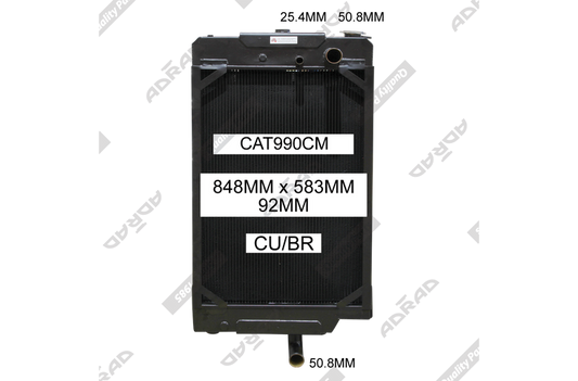 CAT990CM radiator