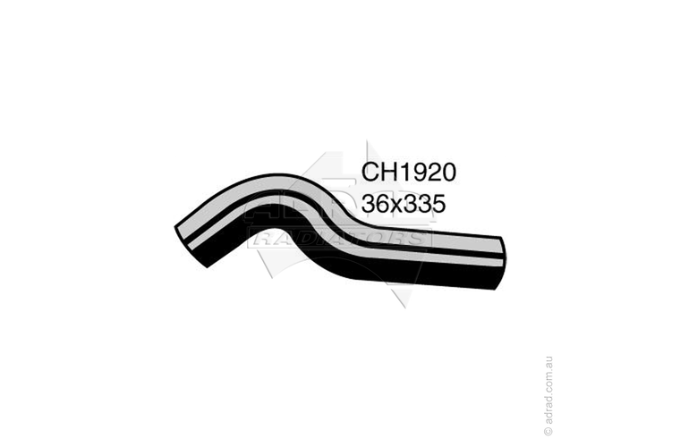 Radiator Hose - LANDCRUISER HZJ 70 Series Top Hose - CH1920