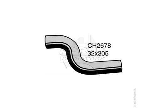 Radiator Hose - TOYOTA HILUX RZN147 '97-99 2.0ltr / to Pipe Outlet Hose - CH2678
