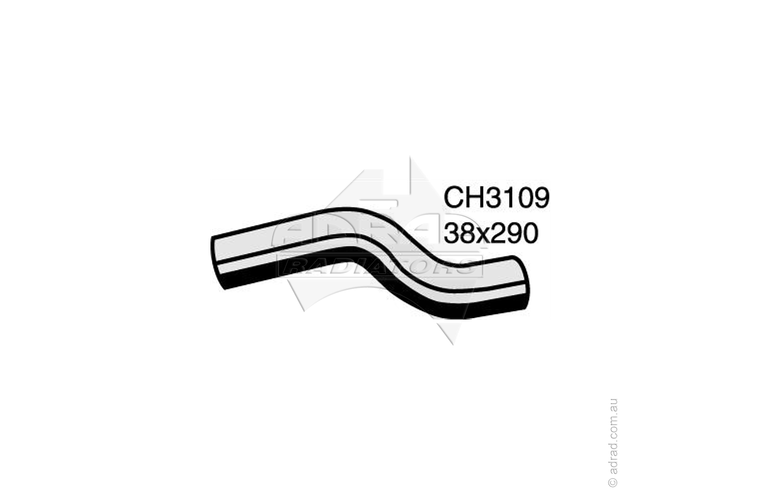 Radiator Hose - LANDCRUISER HDJ100 '00-07 Upper Hose - CH3109