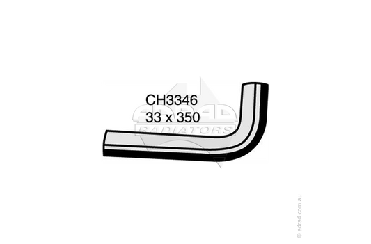 Radiator Hose - COMMODORE VY V8 Bottom Hose To Cross Over - CH3346