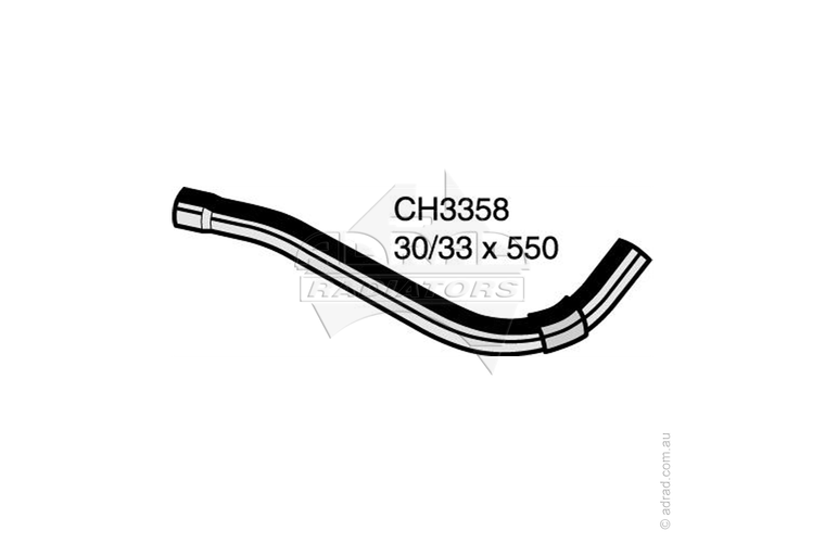 Radiator Hose - COROLLA ZZE122R '01-07 Top Hose - CH3358