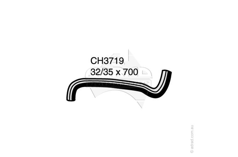 Radiator Hose - COMMODORE VZ V8 '04- Top Hose - CH3719