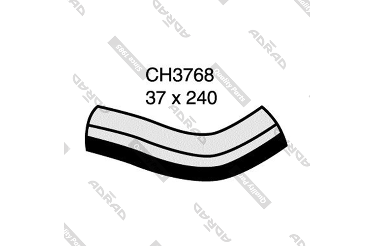 Radiator Hose - TOYOTA HIACE TRH201R 2.7L Man/Auto Bottom Hose - CH3768