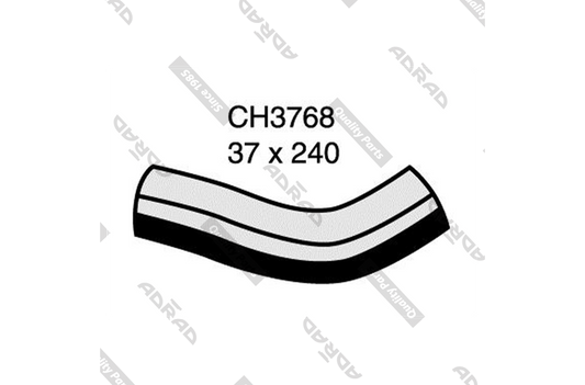 Radiator Hose - TOYOTA HIACE TRH201R 2.7L Man/Auto Bottom Hose - CH3768