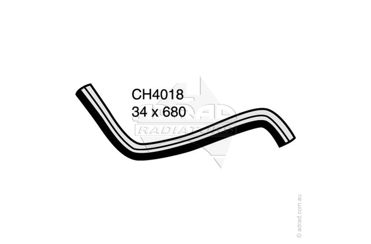 Radiator Hose - MITSUBISHI 380 DB 3.8L V6 Man/Auto Bottom Hose - CH4018