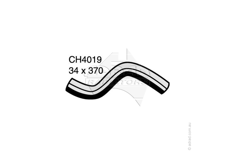 Radiator Hose - MITSUBISHI 380 DB 3.8L V6 Man/Auto Top Hose - CH4019