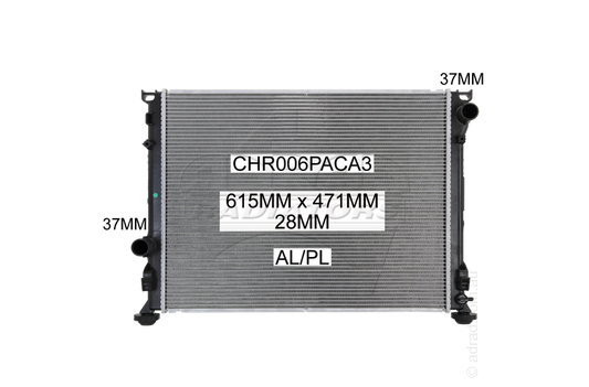 Radiator Assembly - 300 3.6ltr V6 Auto. '15- 300C 5.7ltr Auto. '05-11 CHALLENGER 5.7ltr V8 '09-15 - CHR006PACA3