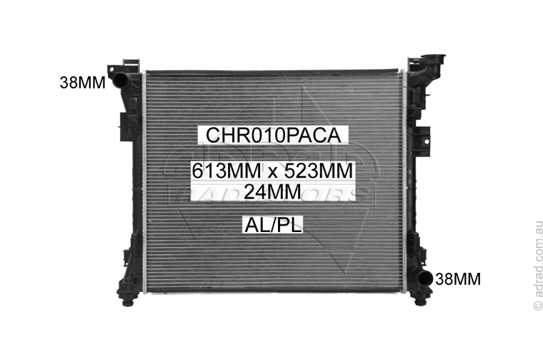 RADIATOR - Chrysler Grand Voyager RT '08- - NC042M