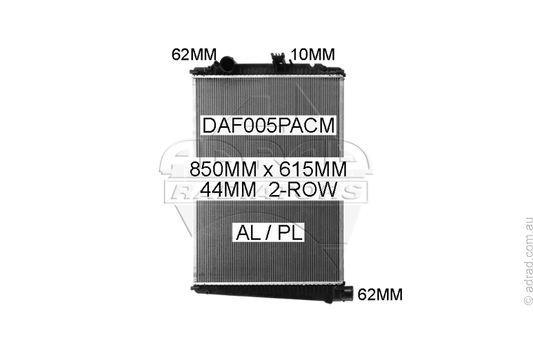 DAF005PACM radiator