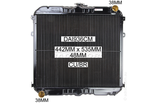DAI936CM radiator