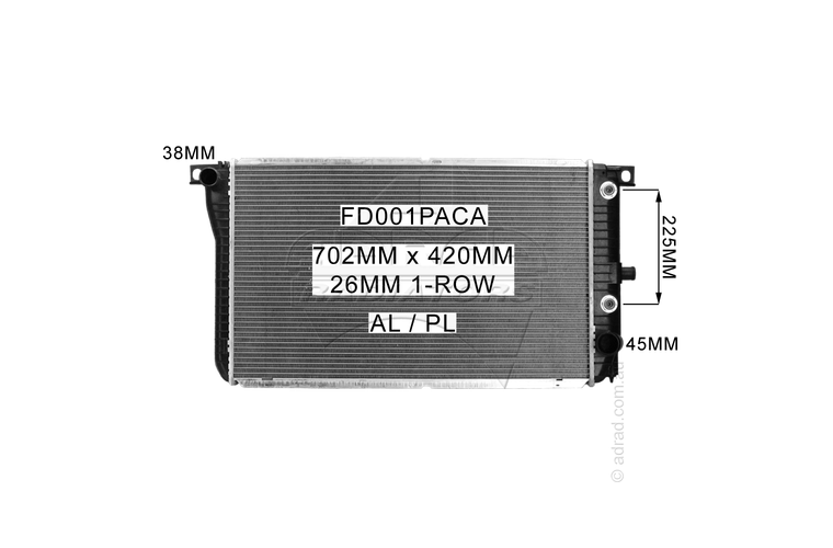 RADIATOR - Ford Fairlane NA / NC '88-94 & Ford Falcon EA / EB / ED '88-94 - NC223A