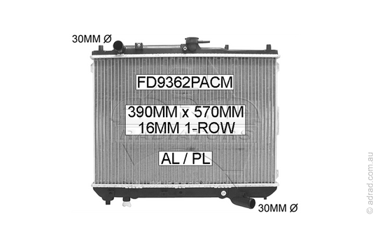 FD9362PACM radiator
