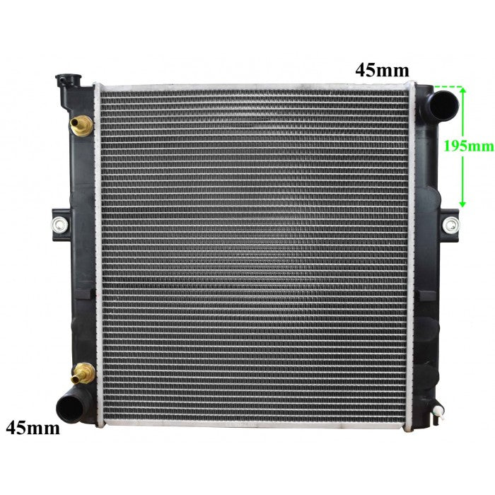 Radiator Assembly - SQ Core: 475x528x48 H/P: 544x74/74 To Suit CA - FO005