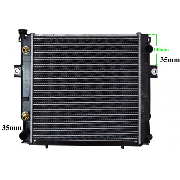 Radiator Assembly - SQ Core: 450x448x48 H/P: 465x68/68 To Suit CA - FO007