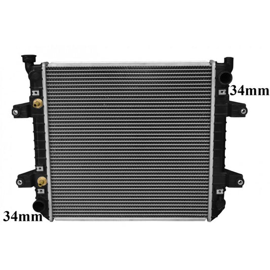 Radiator Assembly - SQ Core: 450x440x48 H/P: 460x70/70 To Suit Hy - FO009