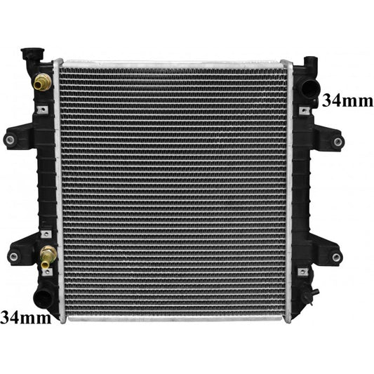 Radiator Assembly - SQ Core: 400x438x48 H/P: 460x70/70 To Suit Ni - FO010