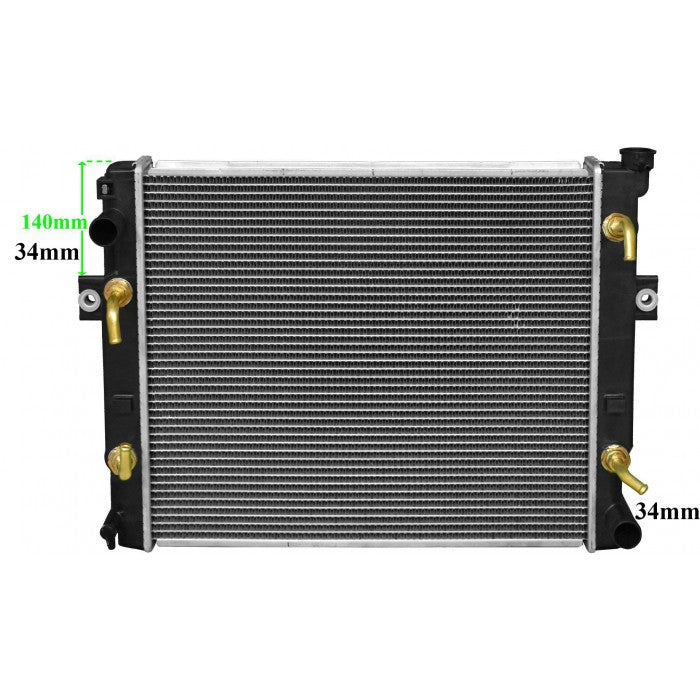 Radiator Assembly - SQ Core: 525x450x48 H/P: 465x68/68 To Suit To - FO013