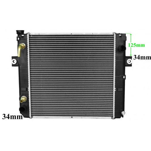 Radiator Assembly - SQ Core: 425x430x36 H/P: 446x58/58 To Suit Hy - FO018
