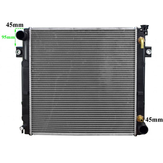 Radiator Assembly - SQ Core: 525x528x56 H/P: 544x74/74 To suit TC - FO021