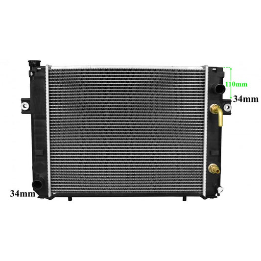Radiator Assembly - SQ - 110mm Core: 500x430x48 H/P: 445x85/85 To Suit Ko - FO024