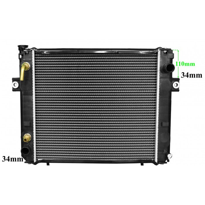 Radiator Assembly - SQ - 110mm Core: 475x430x48 H/P: 445x85/85 To Suit Hy - FO025