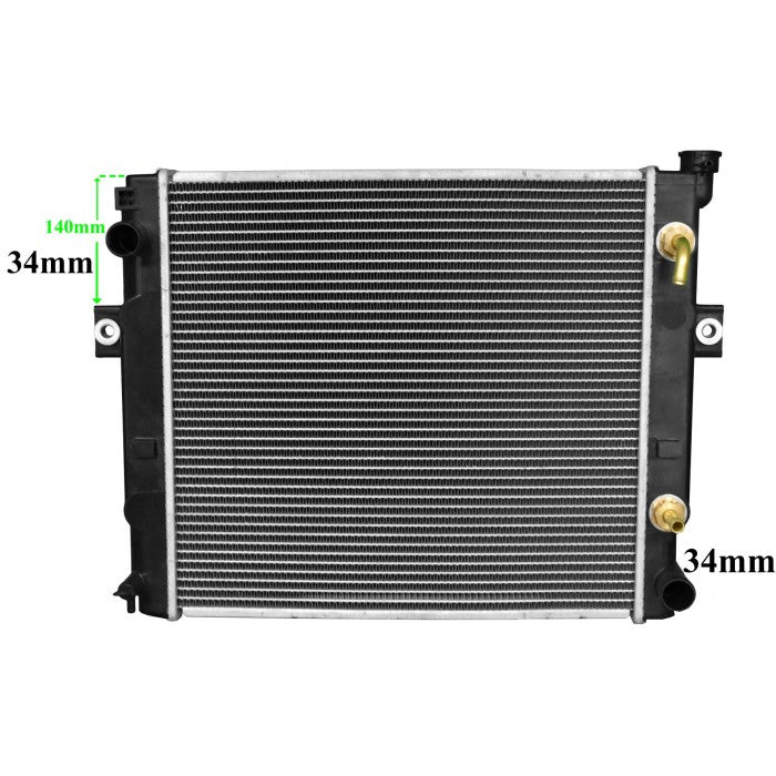 Radiator Assembly - Core: 475x448x48 H/P: 465x68/68 To Suit To - FO027