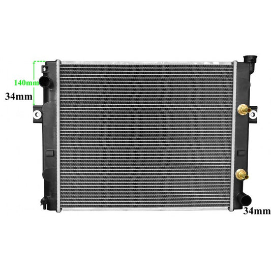 Radiator Assembly - SQ Core: 525x448x48 H/P: 465x68/68 To Suit To - FO029