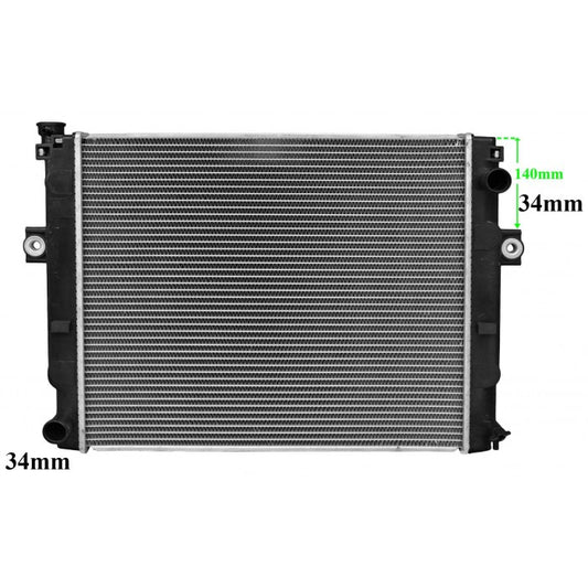 Radiator Assembly - SQ Core: 525x448x48 H/P: 465x68/68 To Suit Ko - FO032