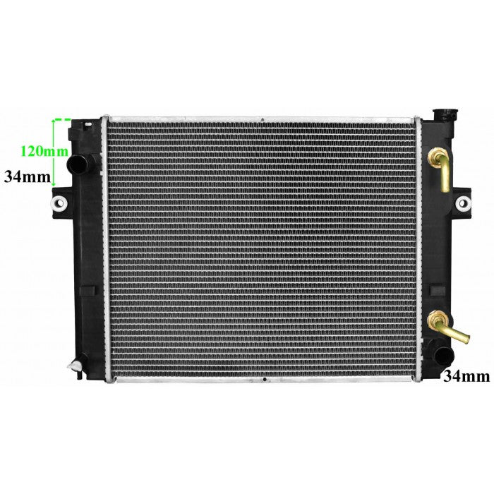 Radiator Assembly - SQ Core: 500x430x36 H/P: 446x58/58 To Suit To - FO033