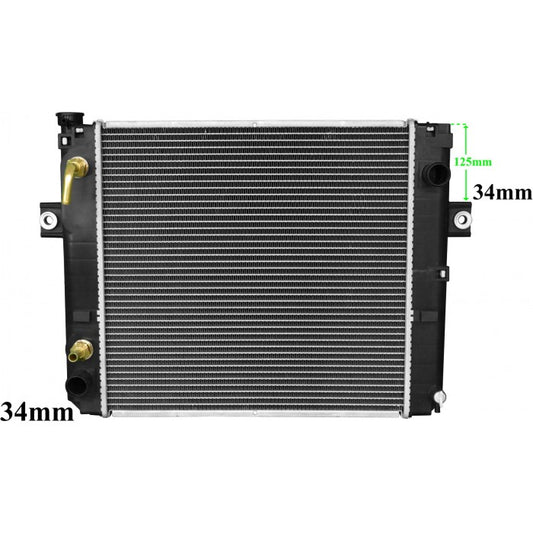 Radiator Assembly - SQ Core: 450x430x36 H/P: 446x58/58 To Suit TC - FO035
