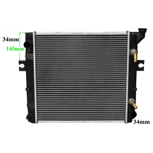 Radiator Assembly - SQ Core: 450x450x48 H/P: 465x68/68 To Suit To - FO038