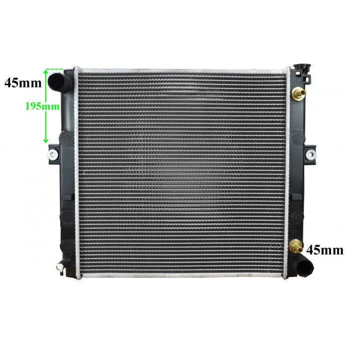 Radiator Assembly - SQ Core: 525x528x48 H/P: 544x74/74 To Suit Ko - FO039
