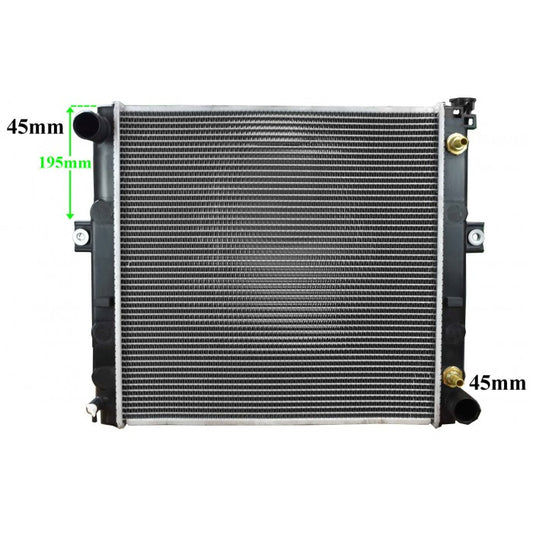 Radiator Assembly - SQ Core: 525x528x48 H/P: 544x74/74 To Suit Ko - FO039