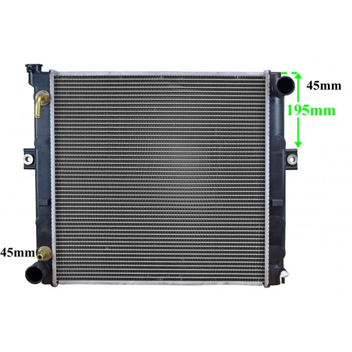Radiator Assembly - SQ Core: 525x525x48 H/P: 544x74/74 To Suit Ko - FO040