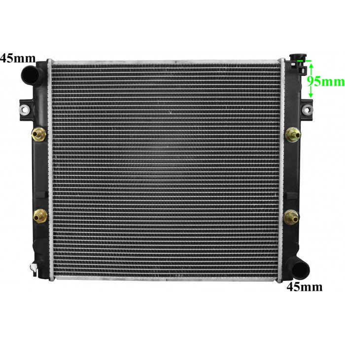 Radiator Assembly - SQ Core: 550x528x56 H/P: 544x74/74 To Suit To - FO045