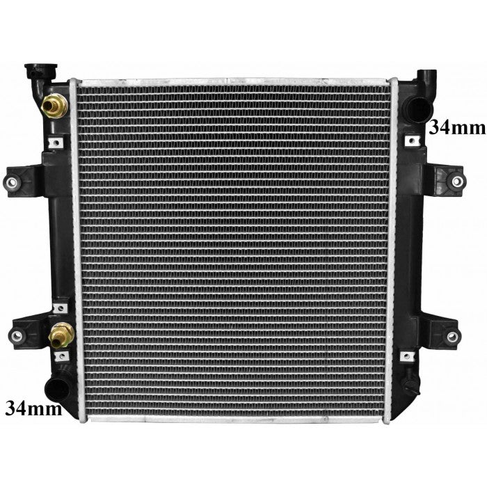 Radiator Assembly - SQ Core: 400x438x32 H/P: 460x52/52 To Suit Ni - FO054