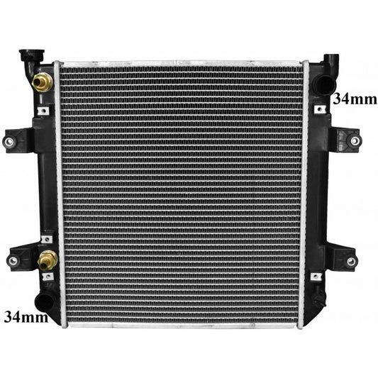 Radiator Assembly - SQ Core: 400x438x32 H/P: 460x52/52 To Suit Ni - FO054