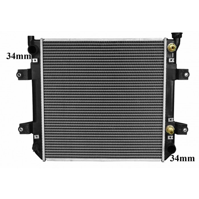 Radiator Assembly - SQ Core: 400x440x32 H/P: 460x52/52 To Suit Ni - FO056