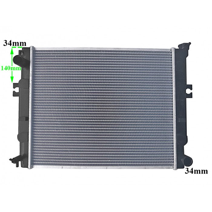 Radiator Assembly - SQ Core: 525x448x48 H/P: 465x68/68 To Suit Ko - FO062