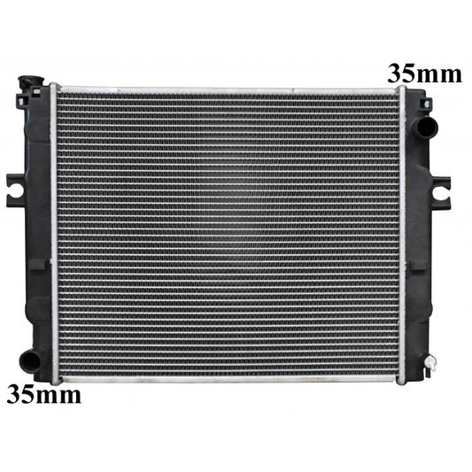 Radiator Assembly - SQ Core: 525x448x48 H/P: 465x68/68 To Suit Ko - FO065