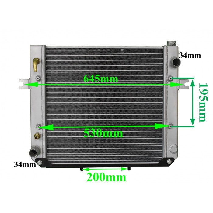 Radiator Assembly - Core: 480x488x56 H/P: 494x94/94 To Suit Ba - FO077AA