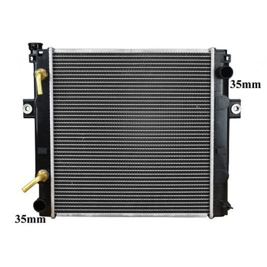 Radiator Assembly - SQ Core: 425x448x48 H/P: 465x68/68 O/C Pipe Size: - FO080